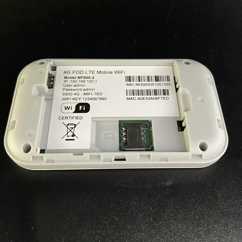 4G Hotspot  4G LTE Wireless Router  Portable WiFi  LTE B1/3/5/7/20/40 MF800-2