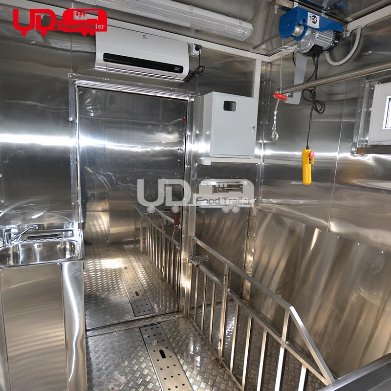 UrDream 2024 New Outdoor Kitchen Fast Mobile Food Cart America Electric Food Truck With Full Kitchen