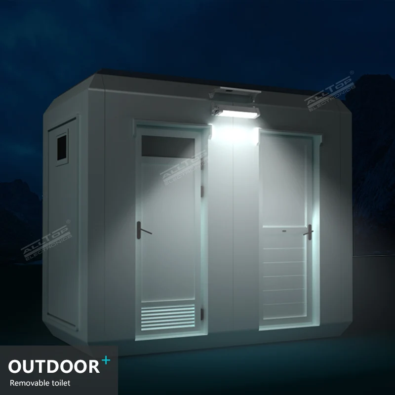 ALLTOP Factory IP65 Waterproof 20watt 40watt 60watt 80watt Remote Control Ceiling Solar LED Tri-proof Light