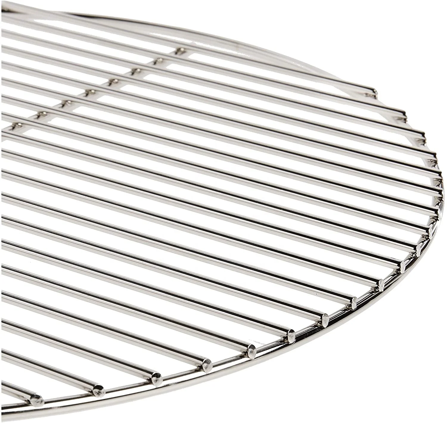 BBQ wire mesh grill grate easy to clean stainless steel grill grid 18inch round grill grid with great heat resistant performance