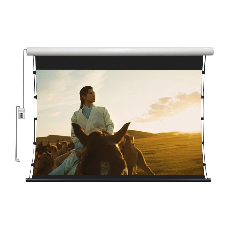 Wupro CBSP PET Crystal 120 дюймов Электрический выпадающий проекционный экран CLR