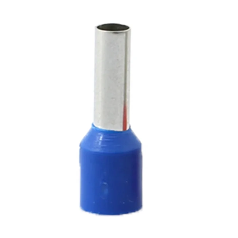 USYUMO E0508 Cables blue Insulated Tube Wire Electrical Copper Tin Nylon Cord End Terminal