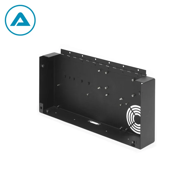 Custom Black Sheet Metal Stamping And Bending Laser Cutting Or Welding Galvanized Sheet Metal Processing