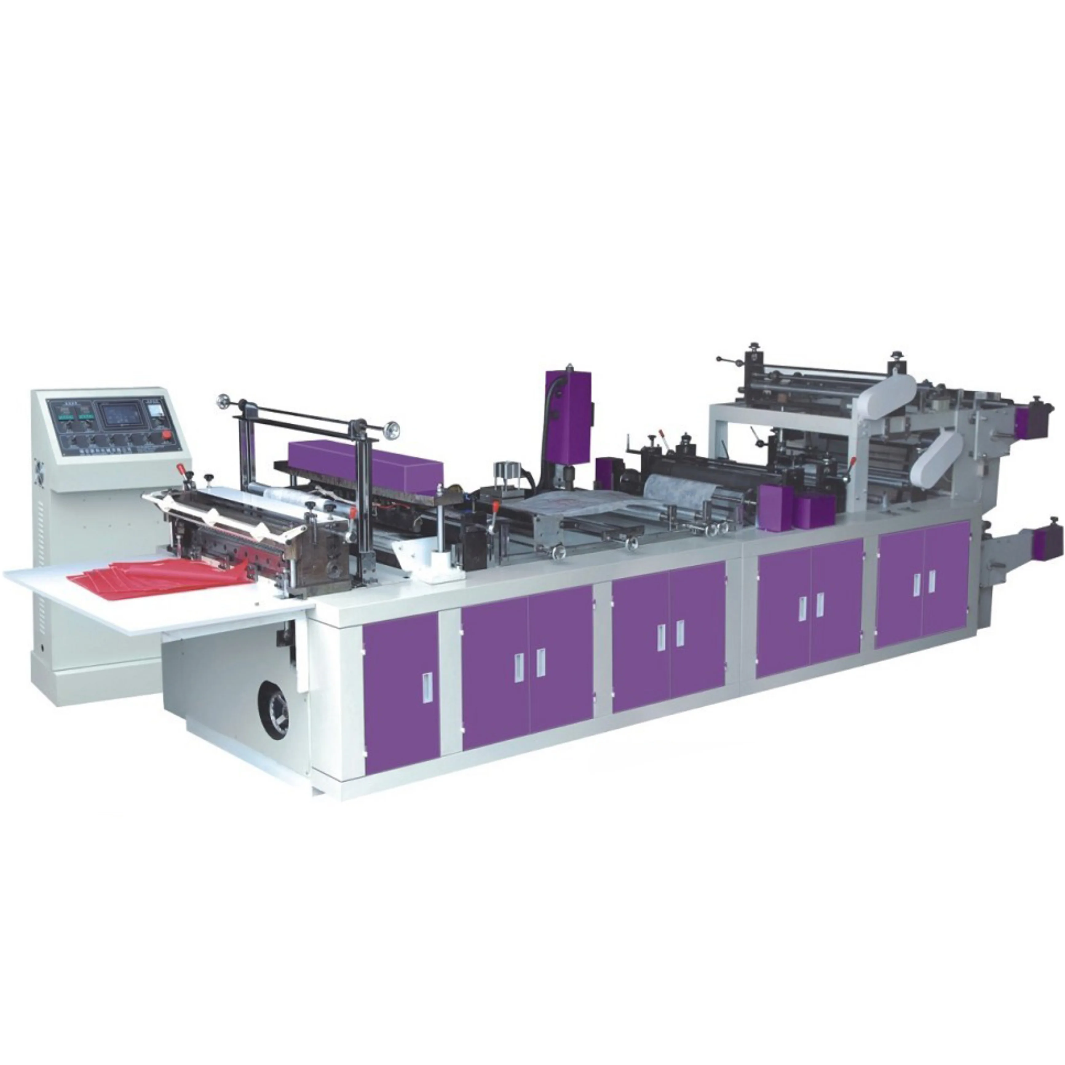 Non woven zip bag making machines/machinery