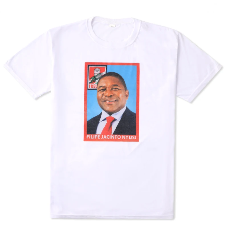 Дешевая футболка с сублимационной печатью $1 2 оптовая продажа белая из 100% хлопка или полиэстера для политической