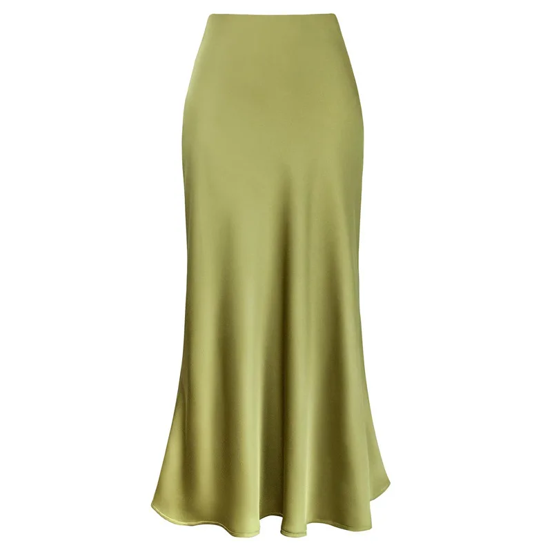 Liu Ming Hot Selling Women Casual Clothing Irregular Pleated Long Maxi Skirt