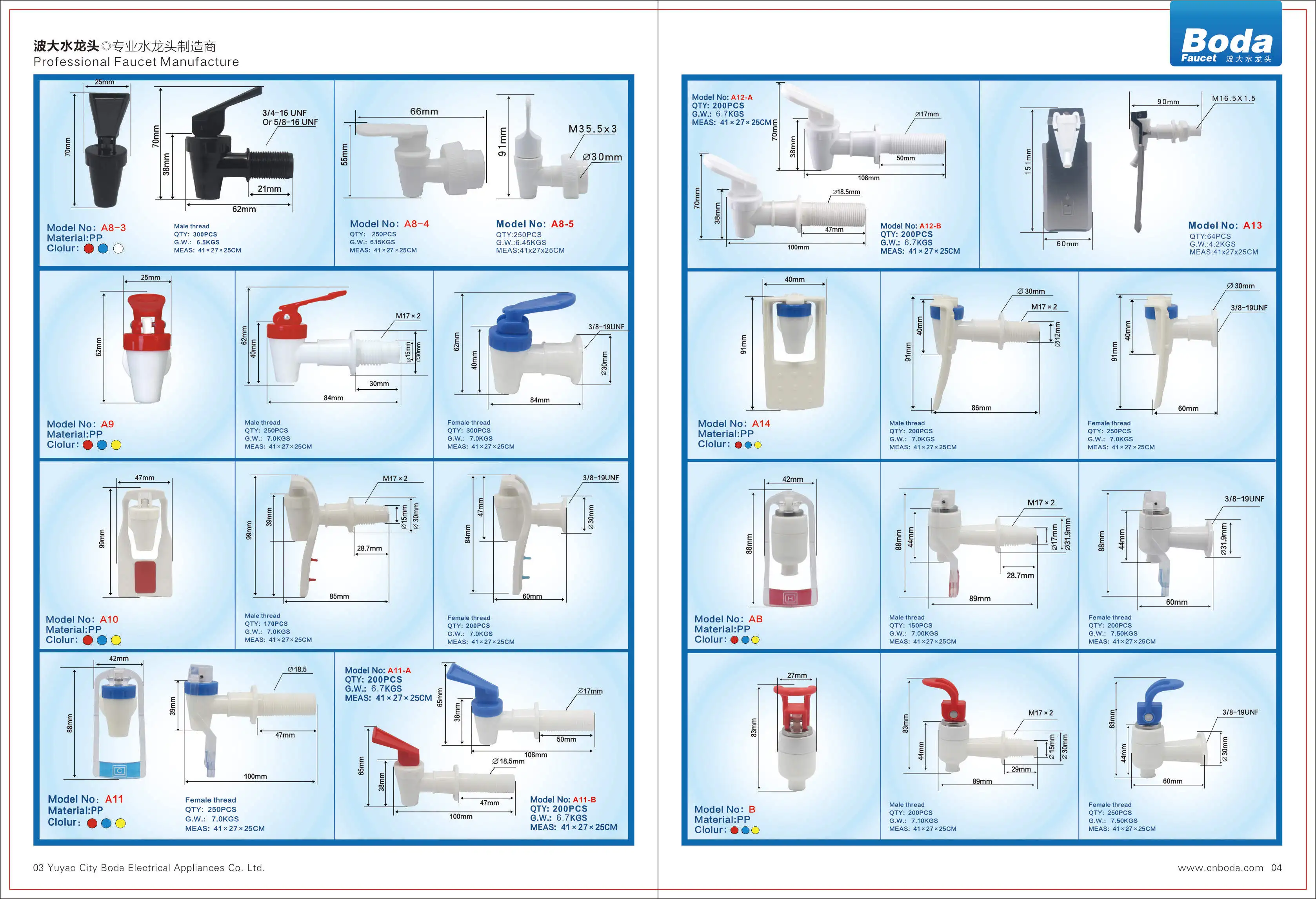 Manufacture  Food Grade Plastic Water Tap Wholesale Plastic Push Water Dispenser Tap For Bottle Water