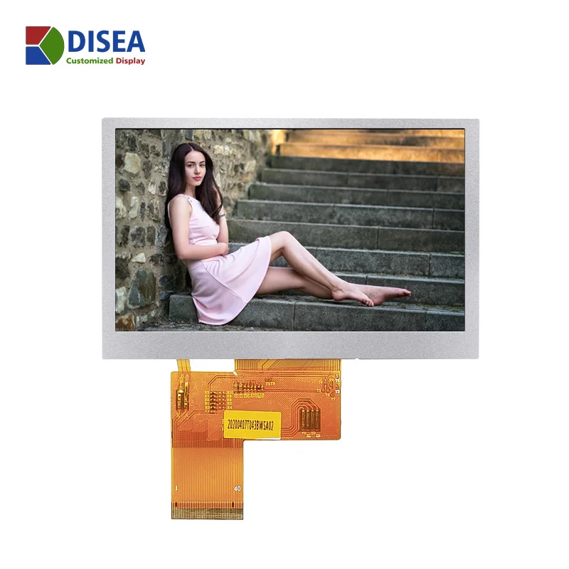 
DISEA ODM TFT LCD Panel 4.3 inch 800*480 display Module with IPS Screen 