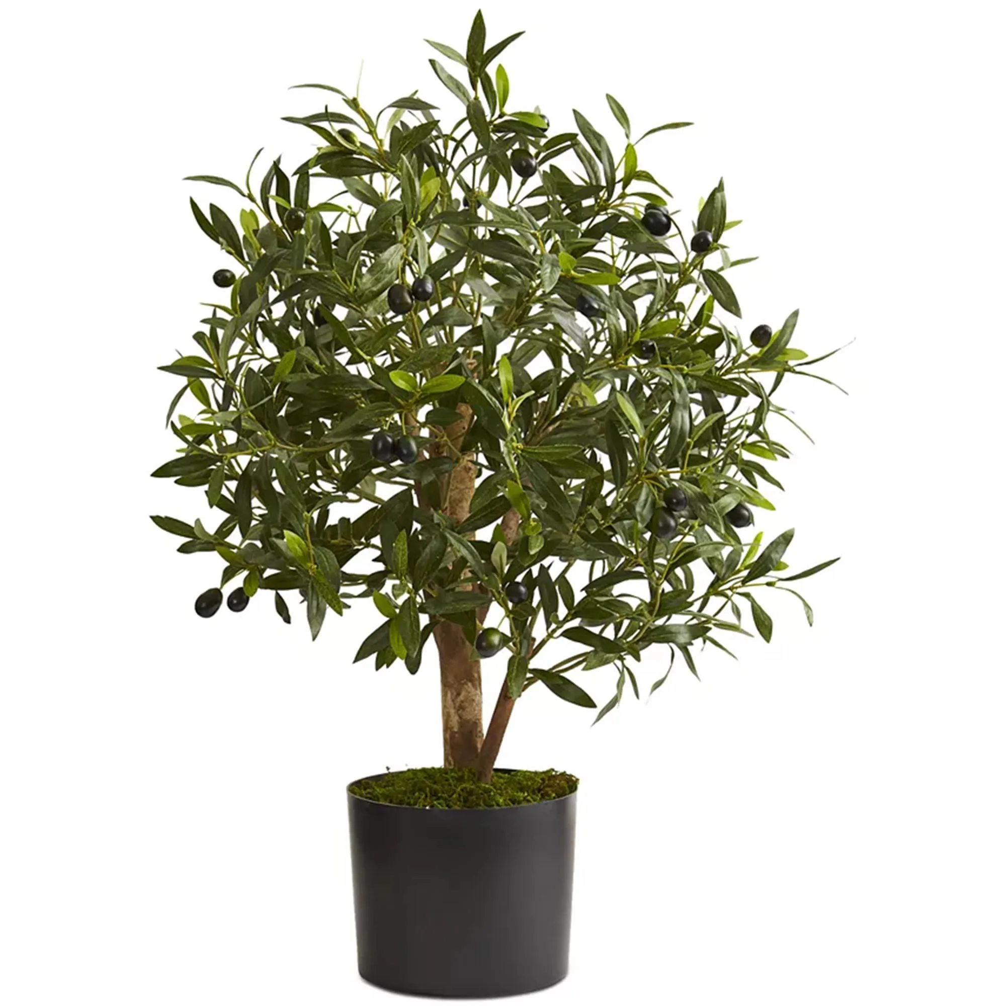 Faux Plant Wholesale Mini Artificial Olive Tree In Pot With Olive On the Branch For Indoor Decor