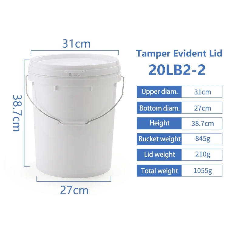 BPA Бесплатная еда градее1l 2L 4L 5L 8L 10L 12L 15L 17L 18L 20L 25L пластиковые контейнеры для контейнеров с крышками