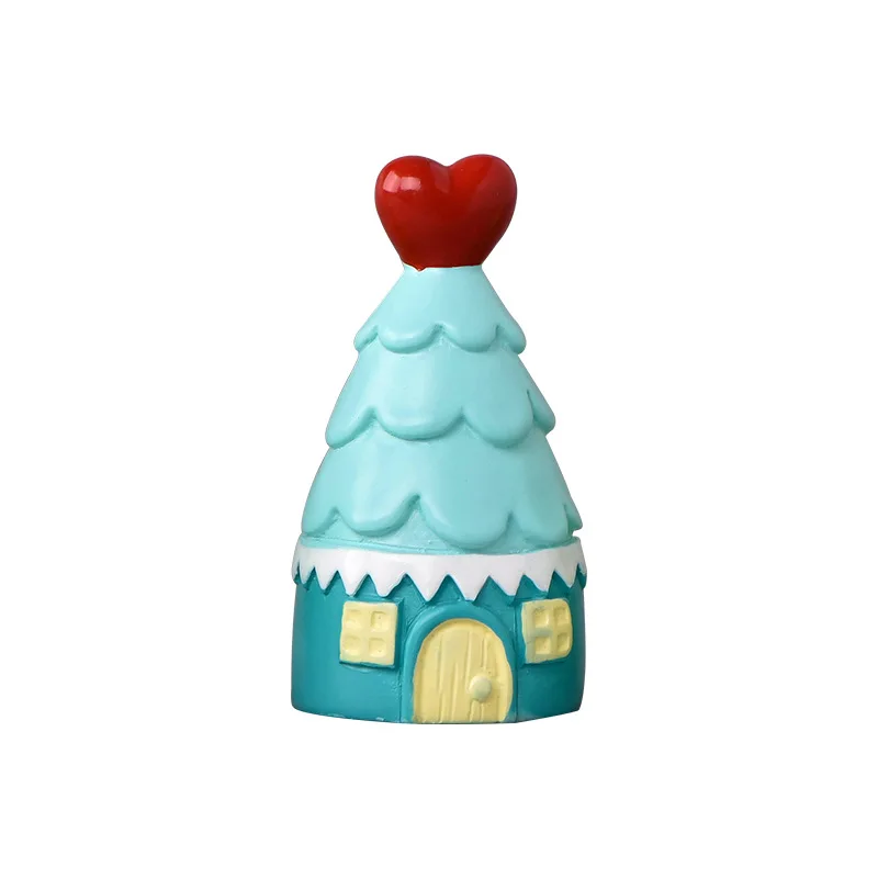 chunjun Cake Series Landscape Snow Accessories Christmas Tree fawn cute home decoration resin crafts