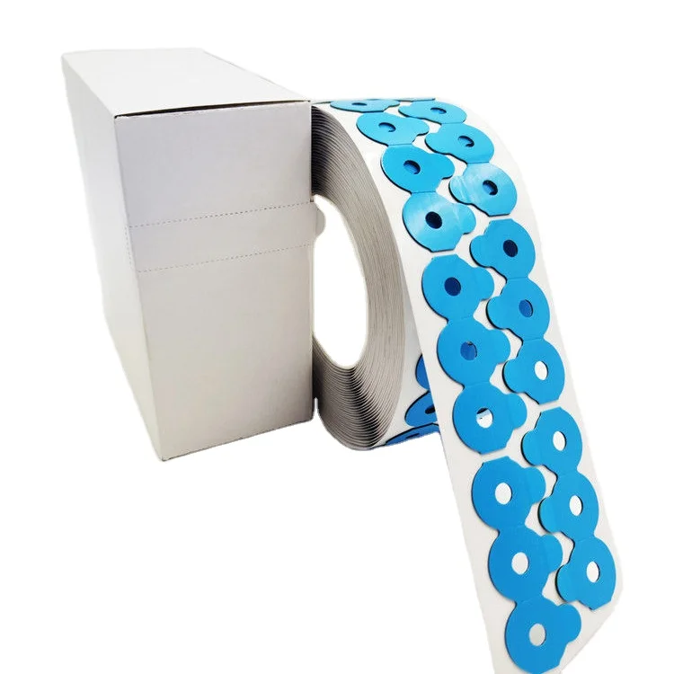 Blue lens blocking pads optical lab parts adhesive lens edging pad waterproof lens blocking pad suitable for variety of lenses