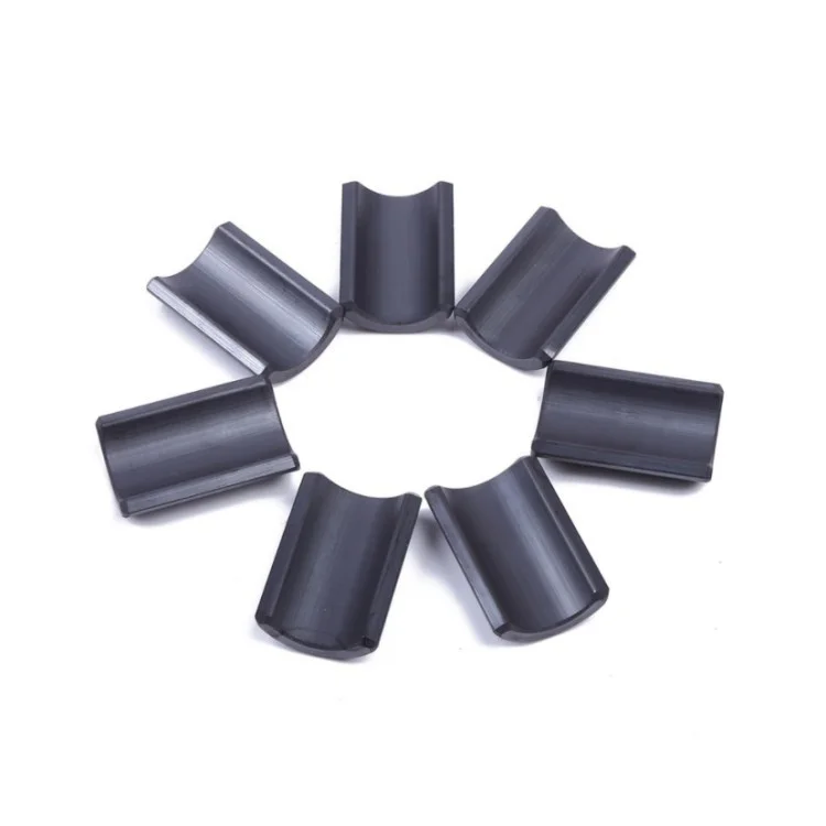 Strong Permanent Arc Shape Ferrite  Magnet for Industrial Use
