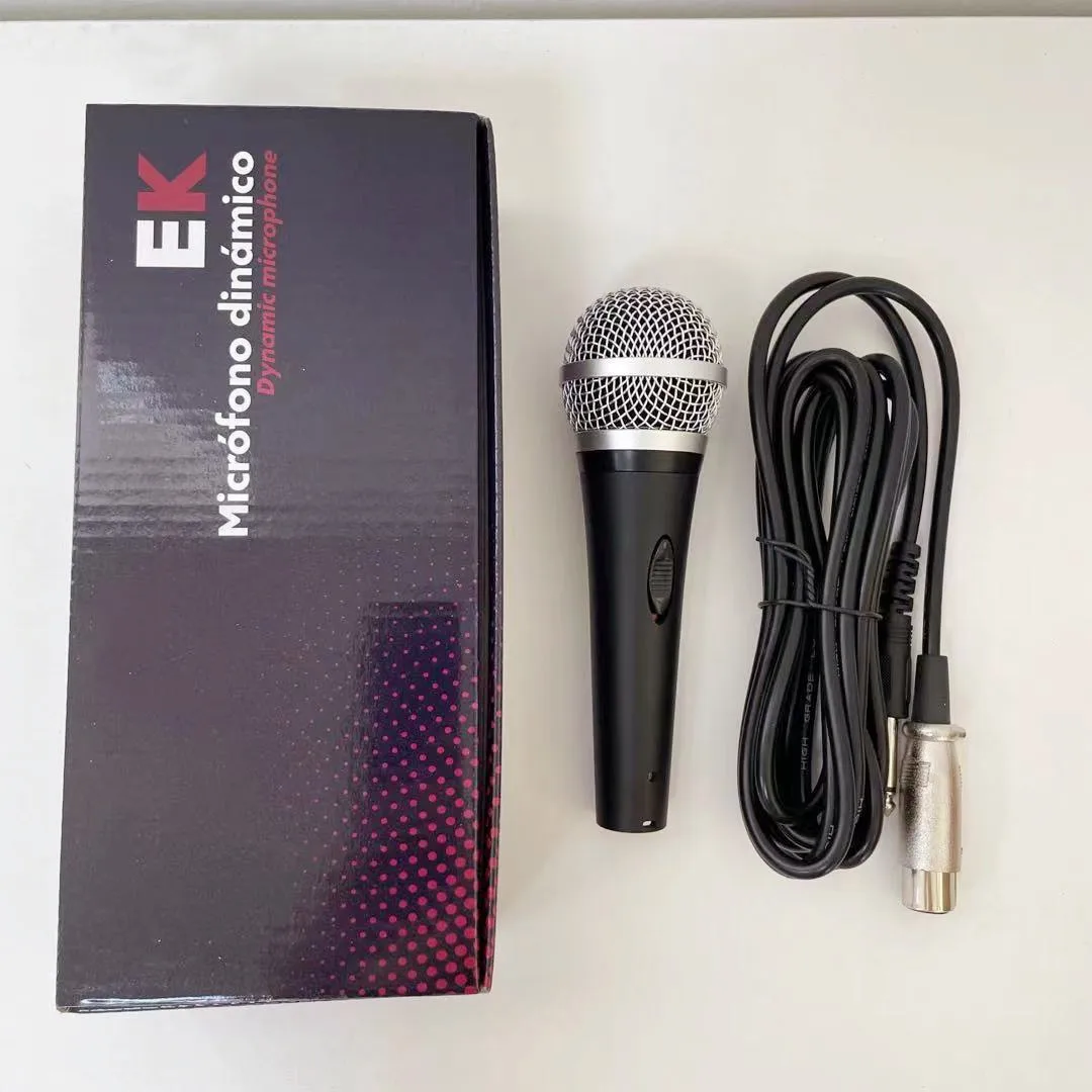 Проводной микрофон для пения караоке микрофон проводной портативный микрофон для обучения