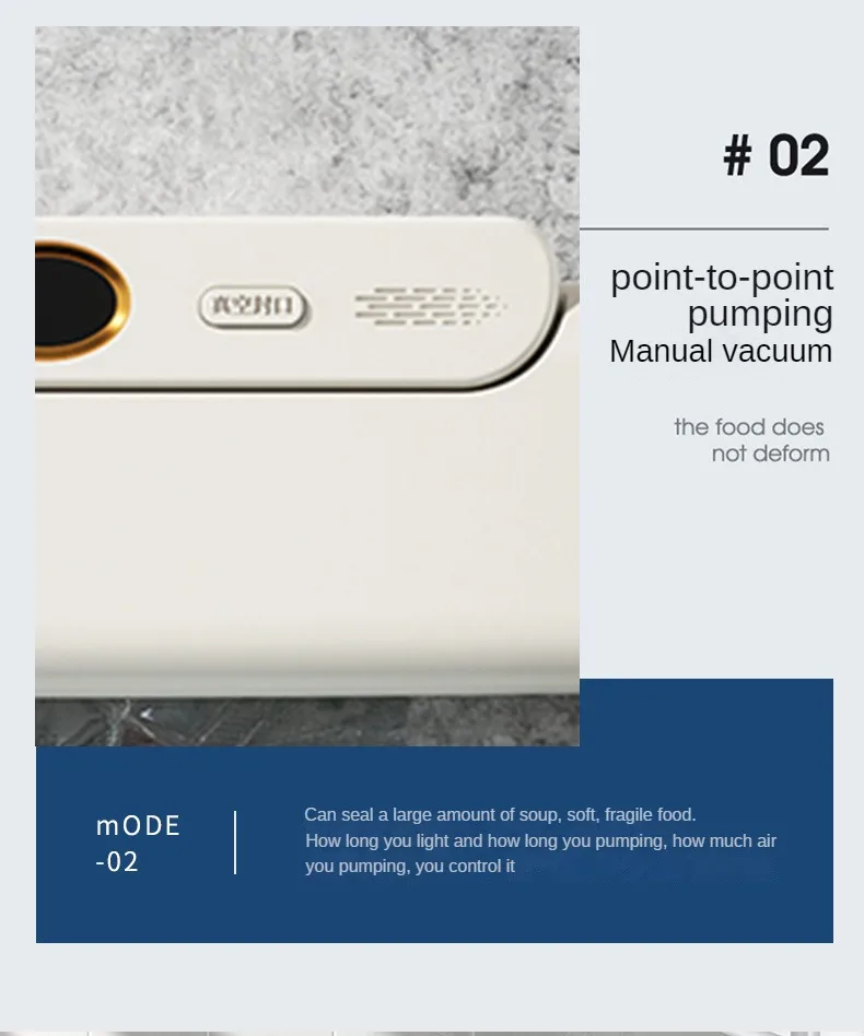 Home Kitchen Electric Food Sealer Vacuum Machine For Food Preservation