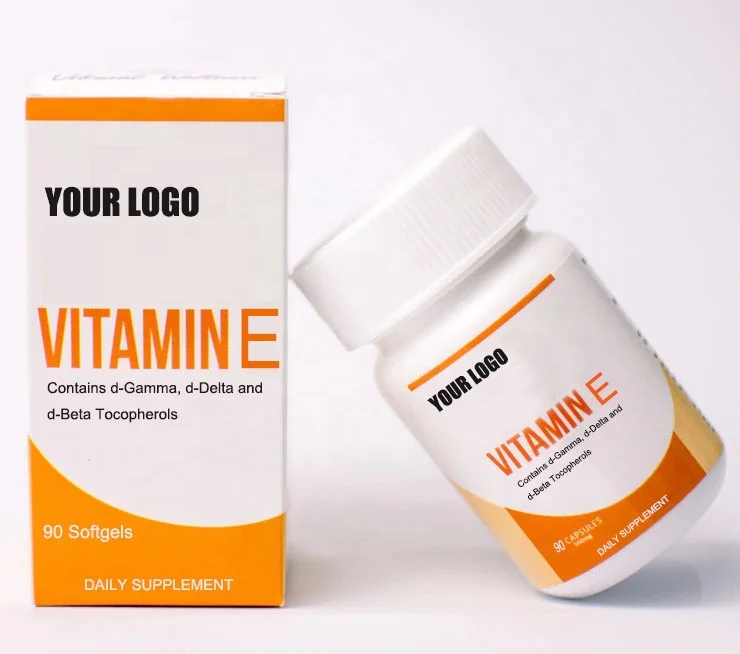OEM Service Vitamin E Softgels  Capsules Vitamin E Oil Dietary Supplement for Antioxidant Support Immune Support