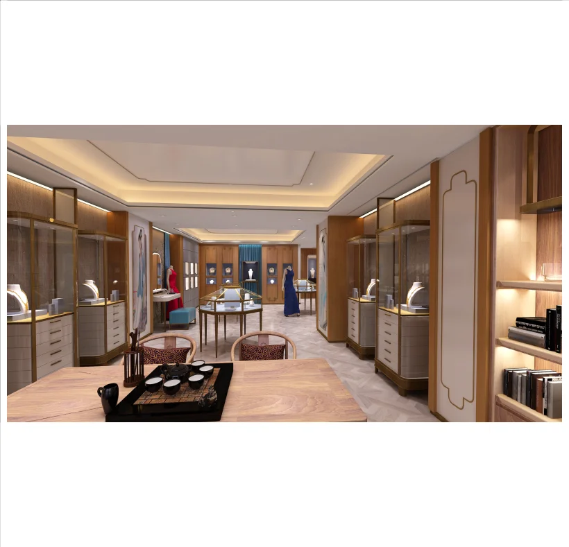custom showcase Innovative jewellery shop furniture for jewelry store designs