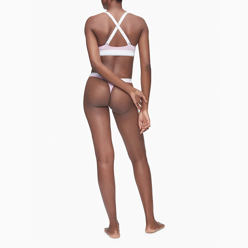 WKER  black woman comfortable 95 cotton 5 spandex pink women underwear sexy