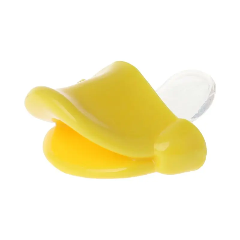 KCT High-Quality Halloween Gifts Non-Toxic Tool Nursing Nipple Funny Dummy Duck Mouth Novelty Toddler Nipple