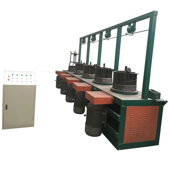 5 pot inverter motor wire drawing machine