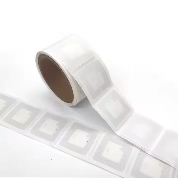 QR-код печатаемый 13 56 мГц ПВХ бумага Smart NFC Сверхлегкий чип стикер RFID тег книжная этикетка в рулоне