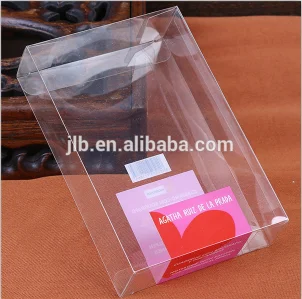 Hot Sale Custom Foldable Clear PET Transparent Box Hard Plastic Packaging