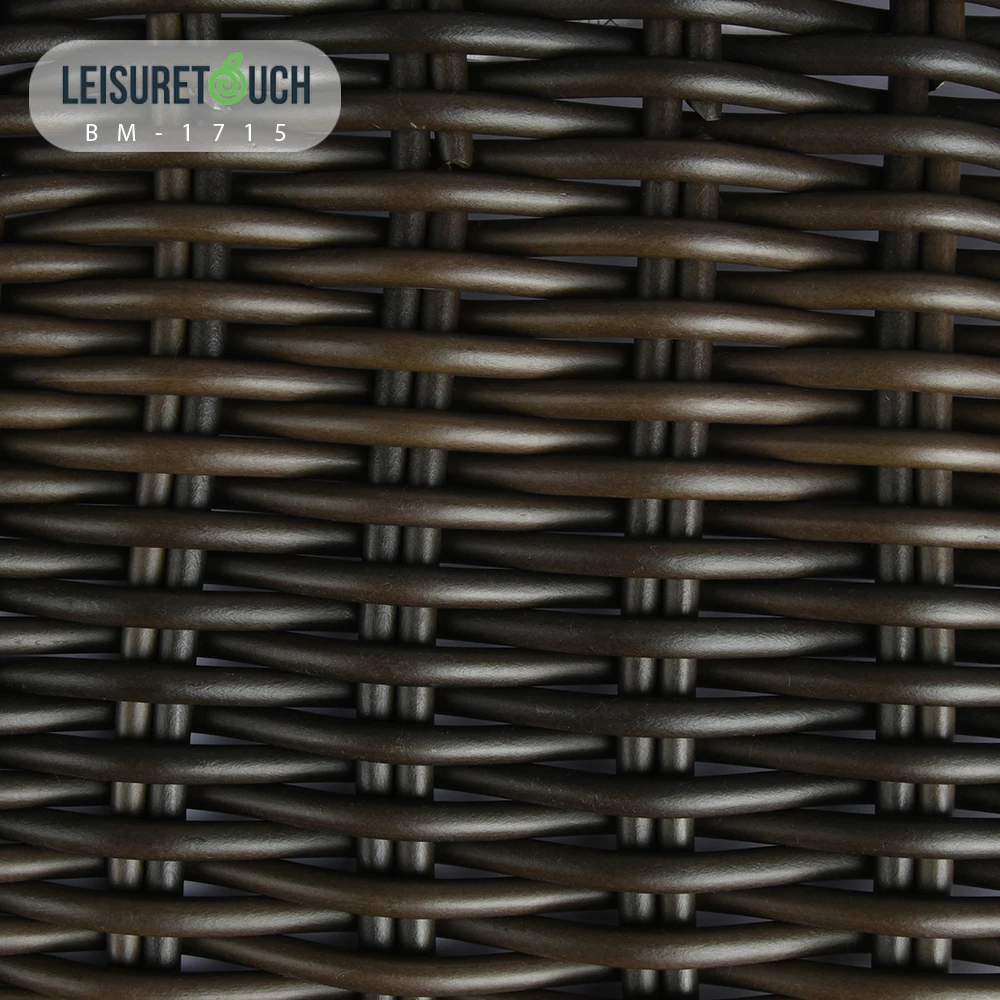 Round Roll Eco-friendly Plastic Outdoor Furniture Weaving Rattan Strips Garden Rattan Material