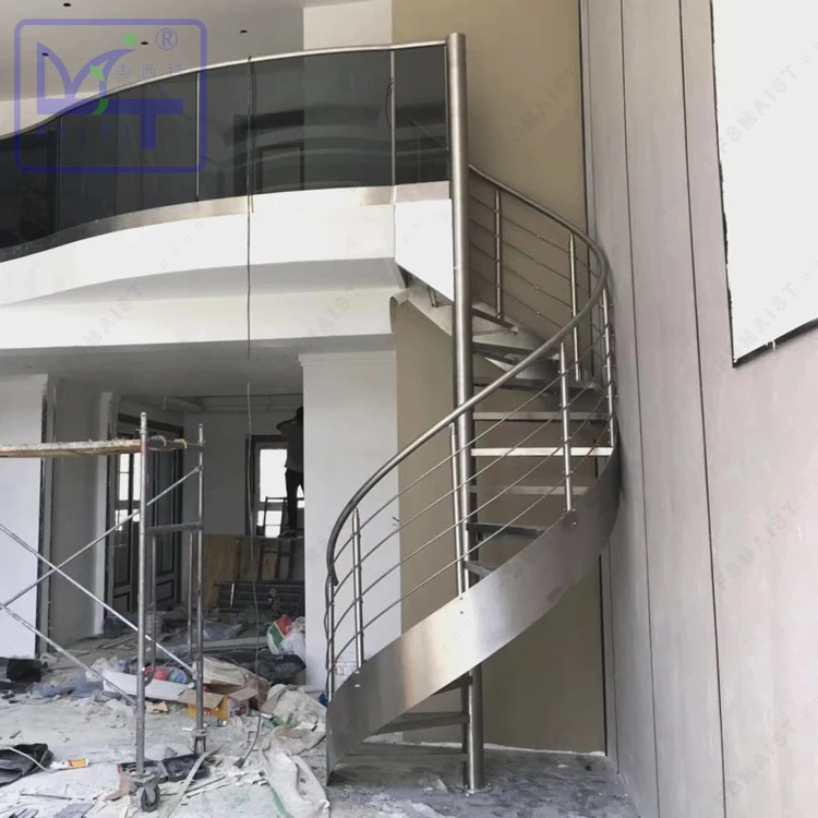 Винтовая наружная лестница из нержавеющей стали 304/316 сделано в