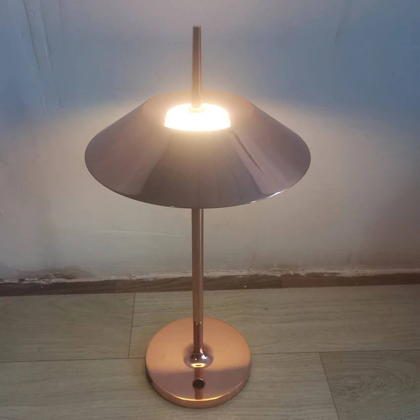 Modern Gold LED Table Lamp Dimmable Function Rechargeable Touch Sensor Wireless Desk Light Bar Restaurant Coffee Living Room