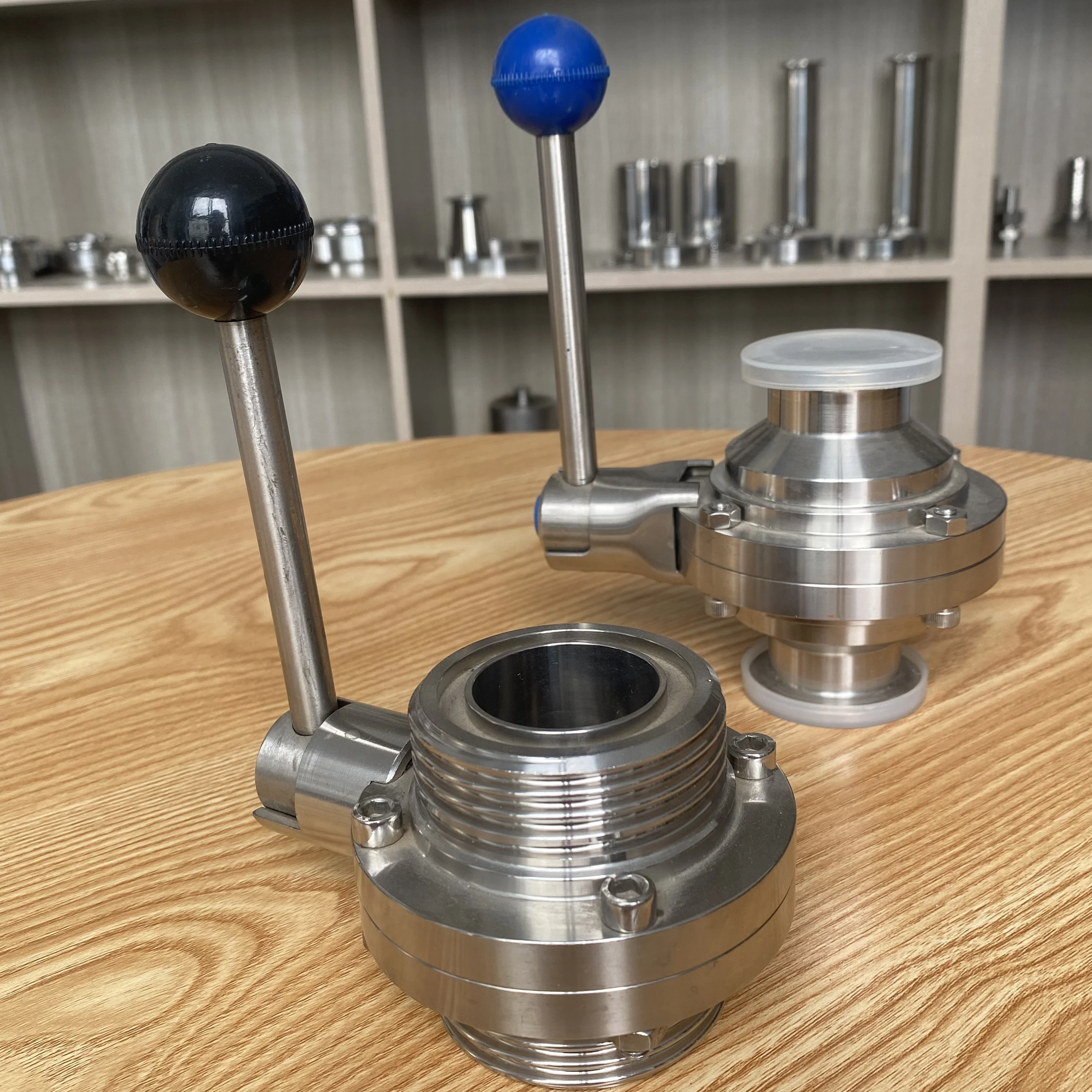 Top Quality Sanitary stainless steel T-Clamp Butterfly Valve