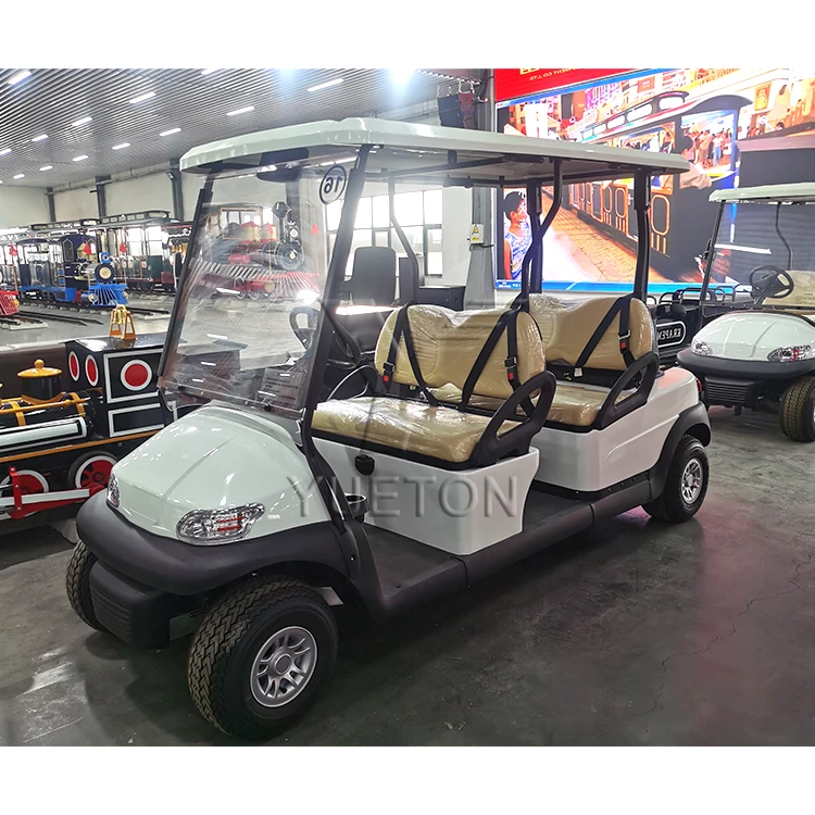 Высококачественный Классический гольф-Кар на 4 места, электрическая тележка для гольфа