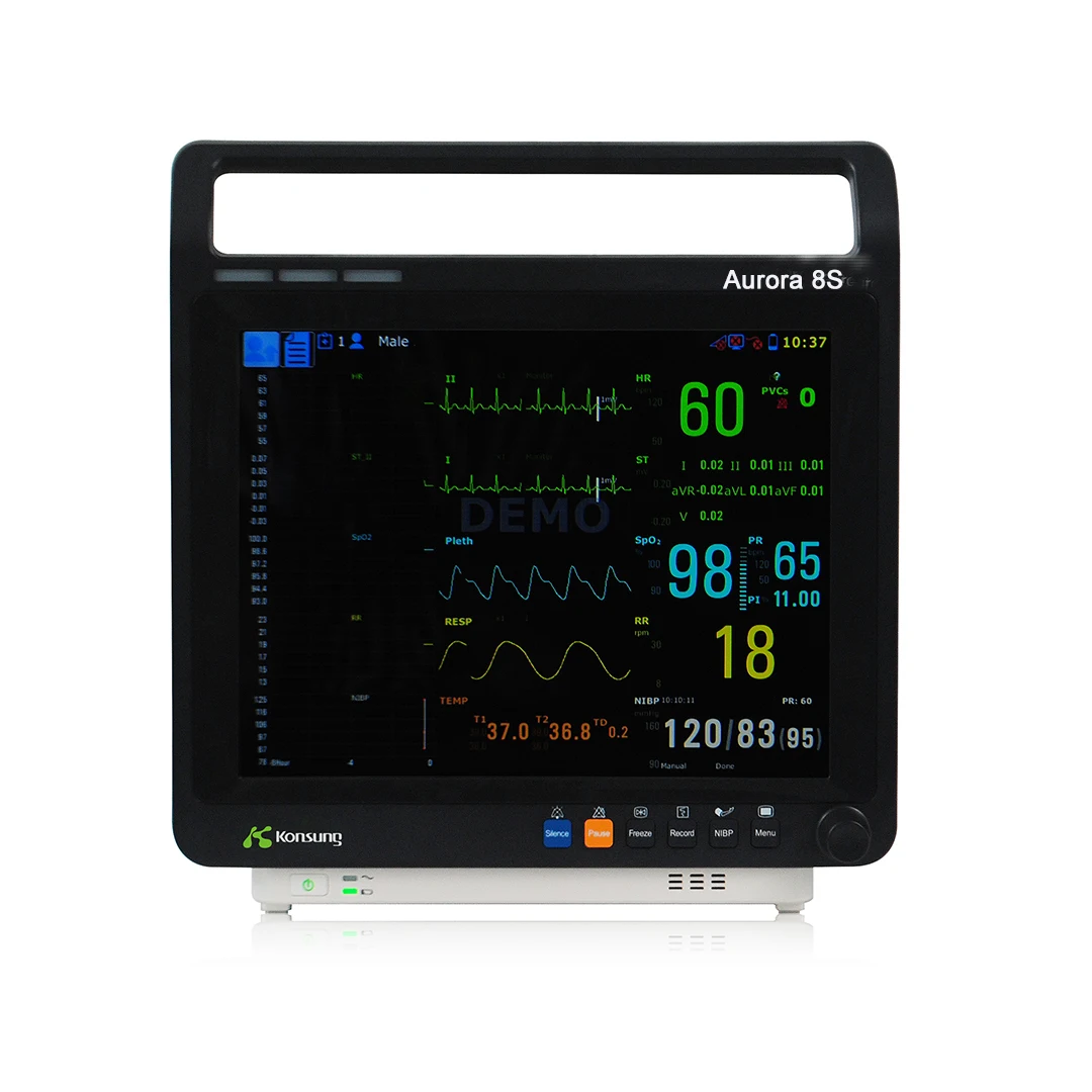 Aurora 8SI 8.4-inch lightweight semi-modular vital sign multiparameter patient monitor for ambulance