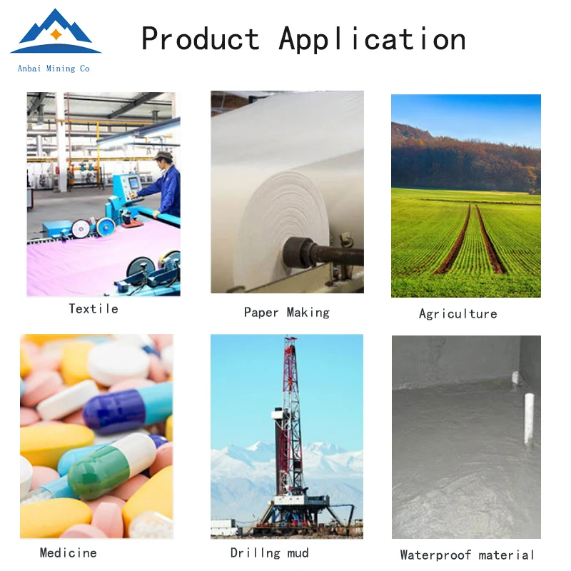 Calcium based bentonite for feed additiv