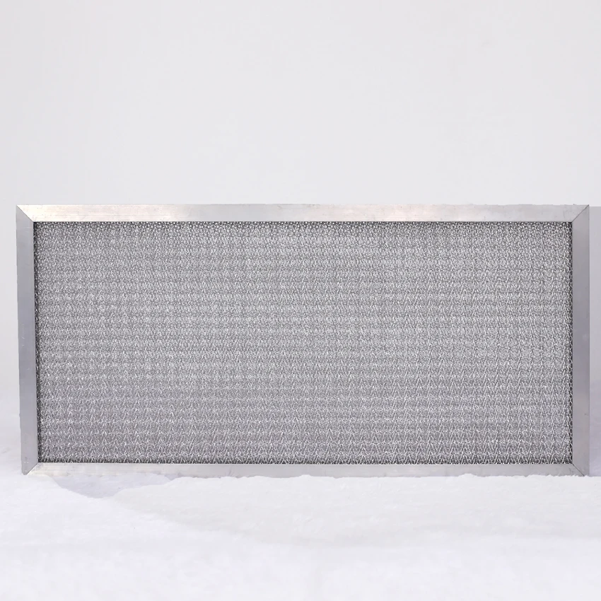
Factory direct sale G4 Initial effect Economical washable panel metal aluminum mesh stainless steel air filter 