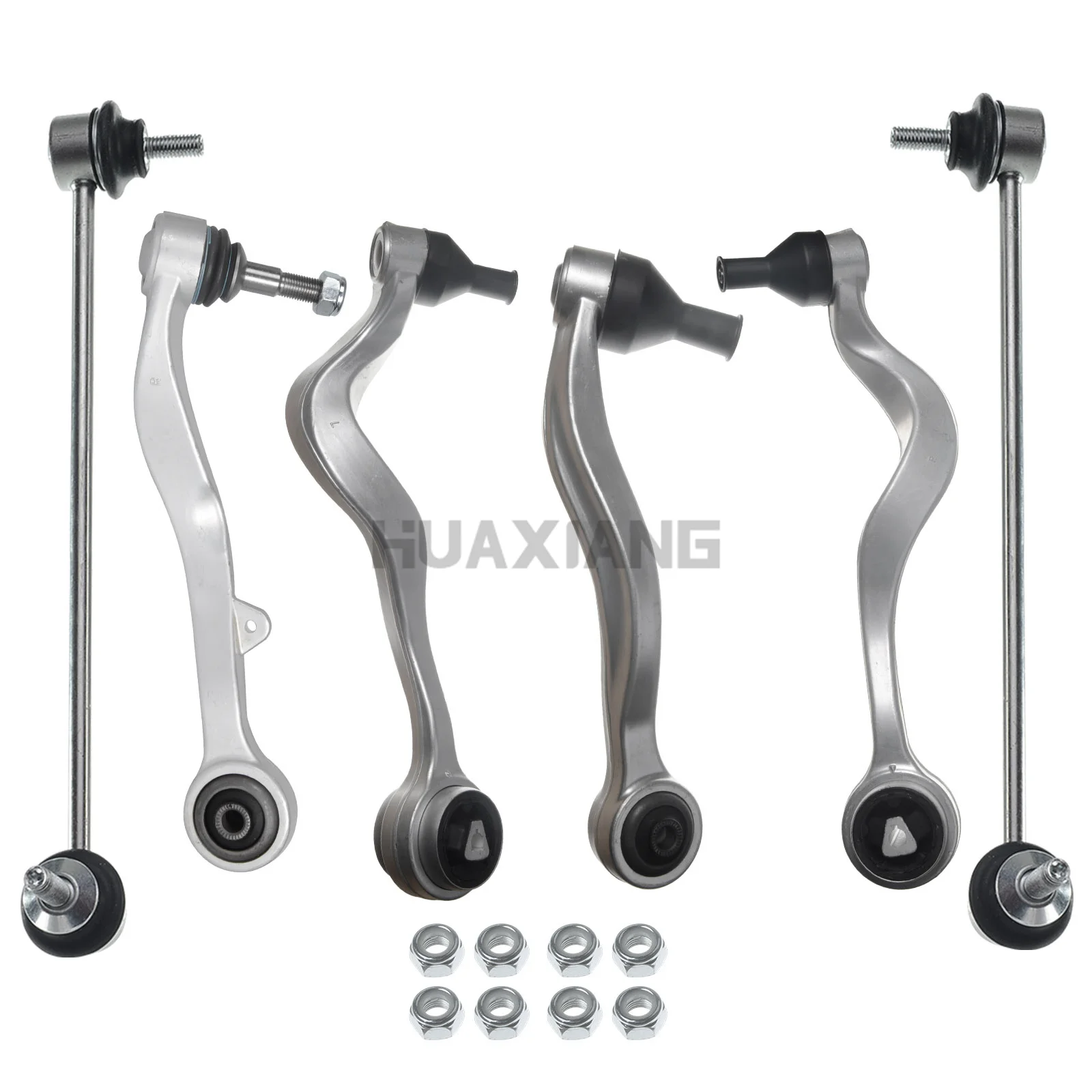 Track Wishbone Control Arm Drop Links Kit Front Lower for BMW 520 523 M5 E60 E61
