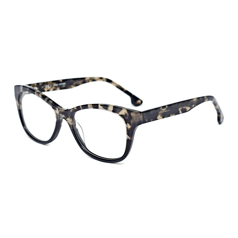 best selling myopia colorful spectacle Acetate cateye rectangle unisex RTS High Quality prescription eyeglass frame
