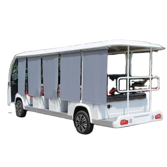 China best price 14 seats sightseeing car witn bucket for sale