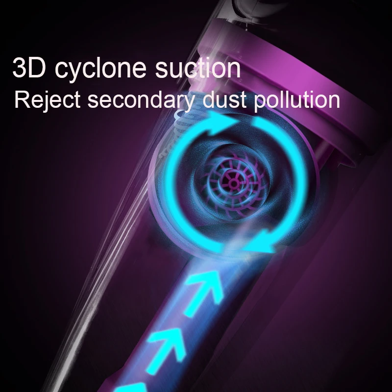 Hot Line On Tv Show 600w Cyclone Stick Handheld Vacuum Cleaner For Household And Hotel
