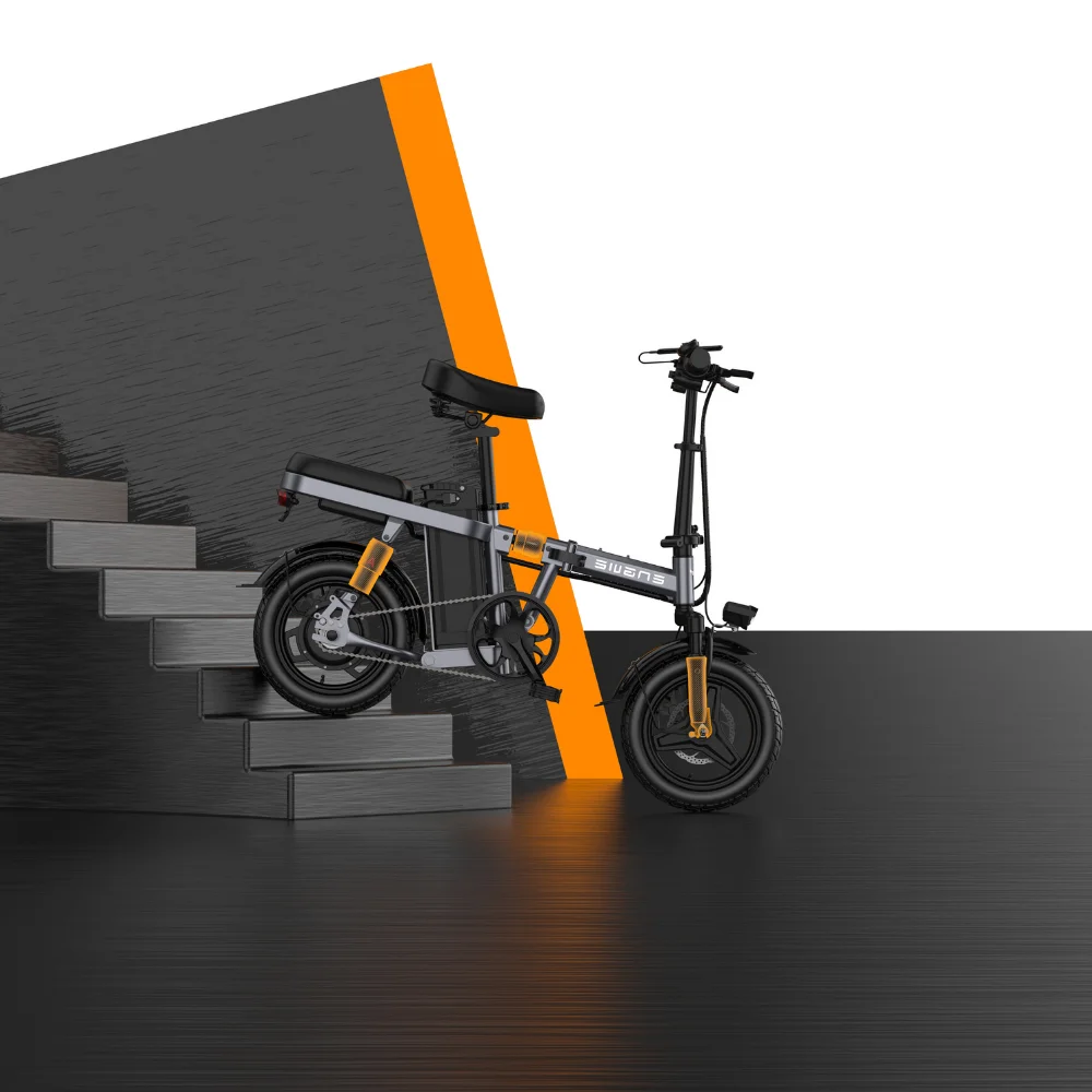 EUUSUK Warehouse cheaper hot sale Fast delivery Folding Engwe 240W Aluminum Alloy light city E Ebike bike Electric bicycle T14