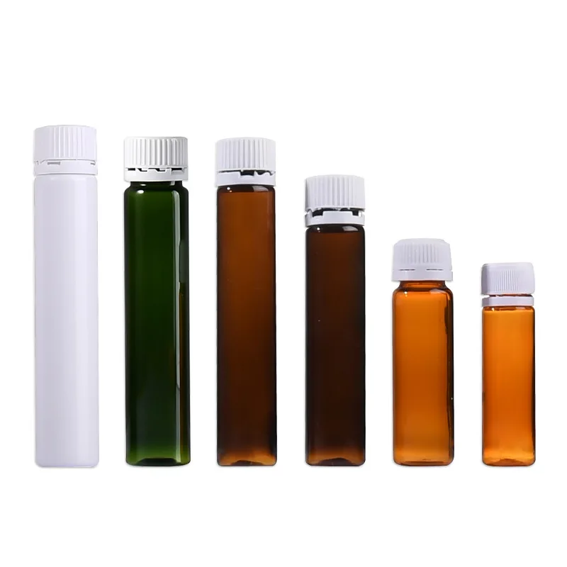 10ml 15ml 20ml 25ml 30ml empty oral Liquid Plastic Vial bottle with tamper evident lid