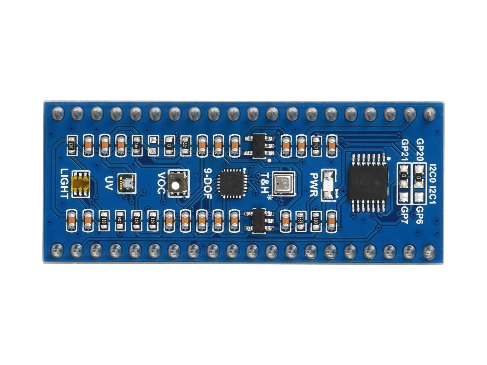 Waveshare Environment Sensors Module for Raspberry Pi Pico I2C Bus