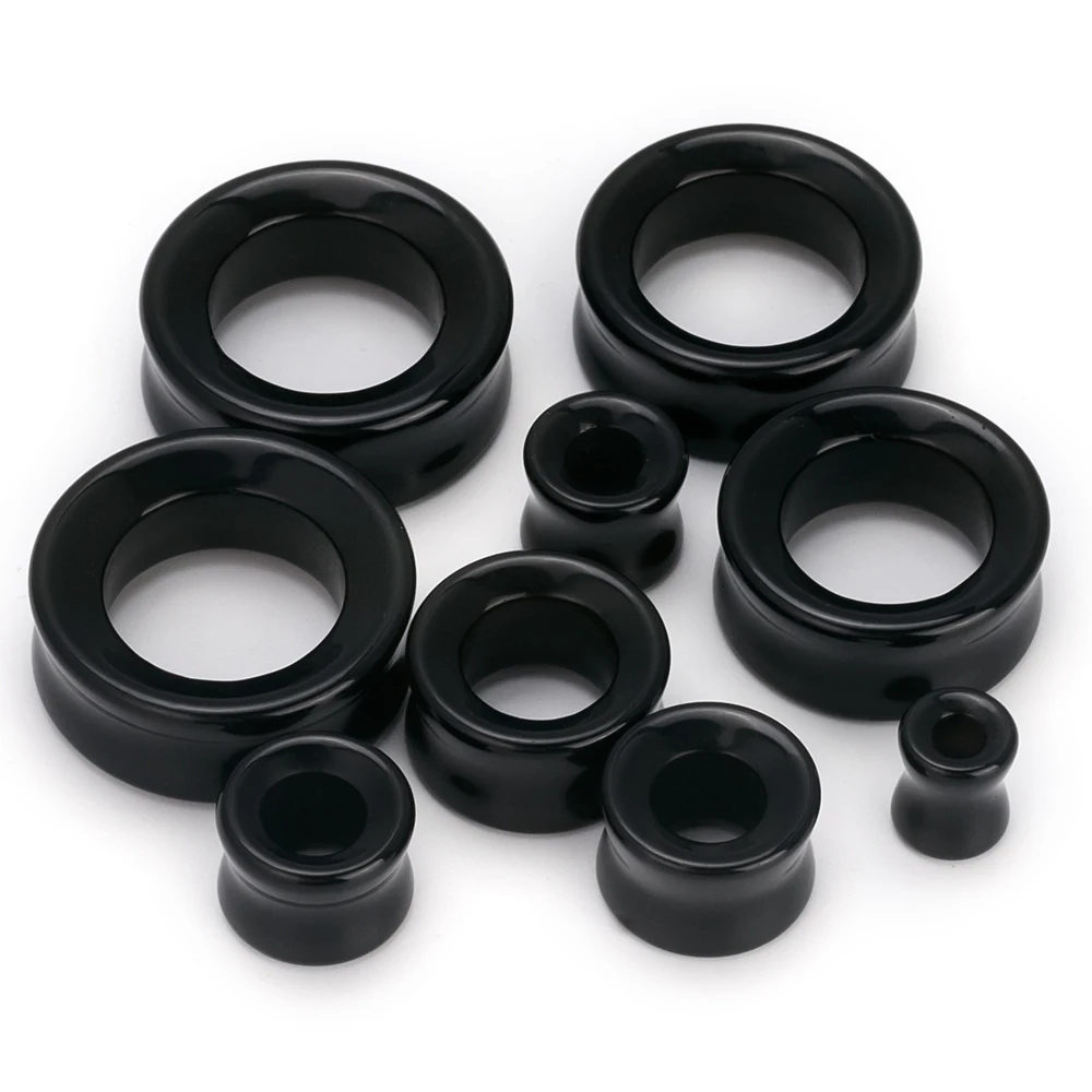 Female male piercing jewelry natural stone ear plugs cartilage piercings tunnel wholesale price