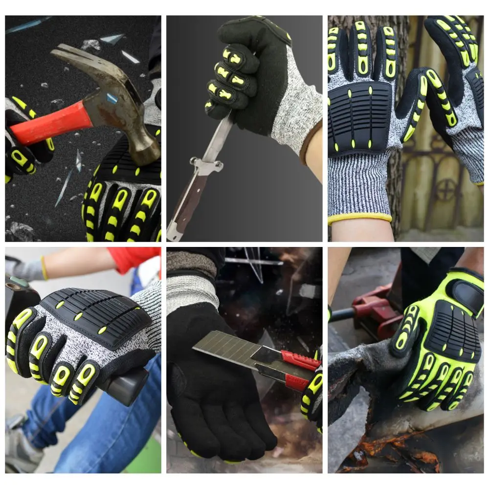 Free Samples Genuine Cut And Impact Resistant Waterproof For Oil Gas Mining Stainless Ironclad Work Gloves