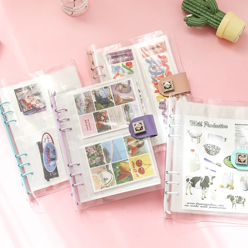 Collect kpop album photo album for fujifilm instax  mini flim Clear 6-hole binder album