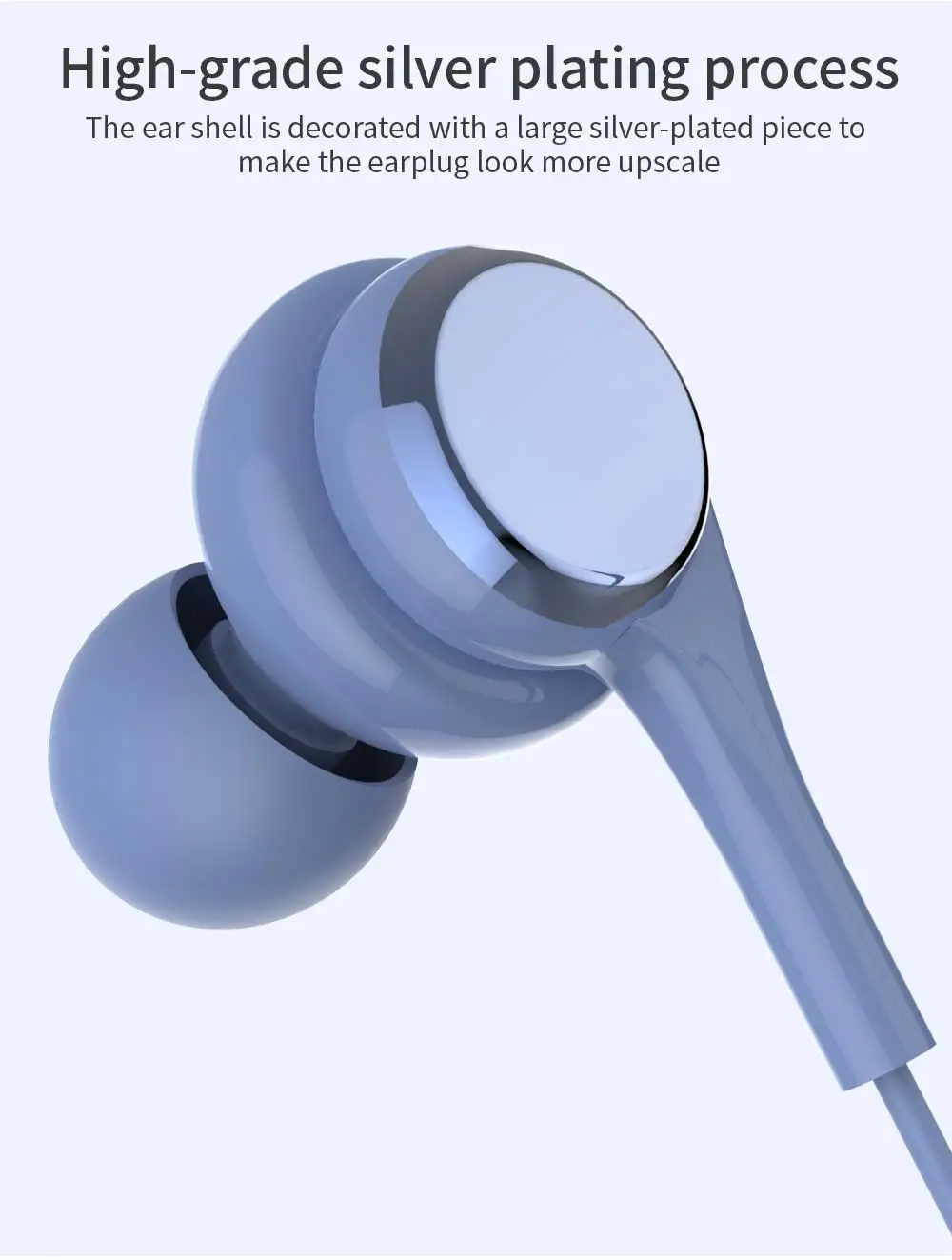 Hot Selling wired Handfree Headphone 3.5mm Wired Earphone In Ear Headset for Universal Smart Phone