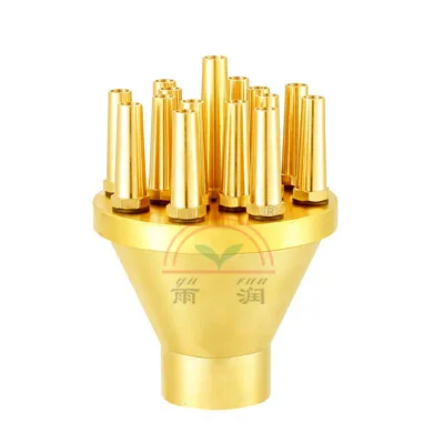 Manufacturer Supply Musical Dancing Fountain Water Spray Jet Nozzle Outdoor Copper Water Fountain Nozzles