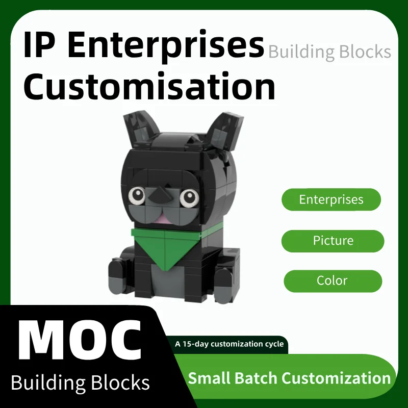 Wange Moc Custom 3D Plastic Building Blocks IP Model Mascot Decorated Educational Toy for Children Toy Gifts