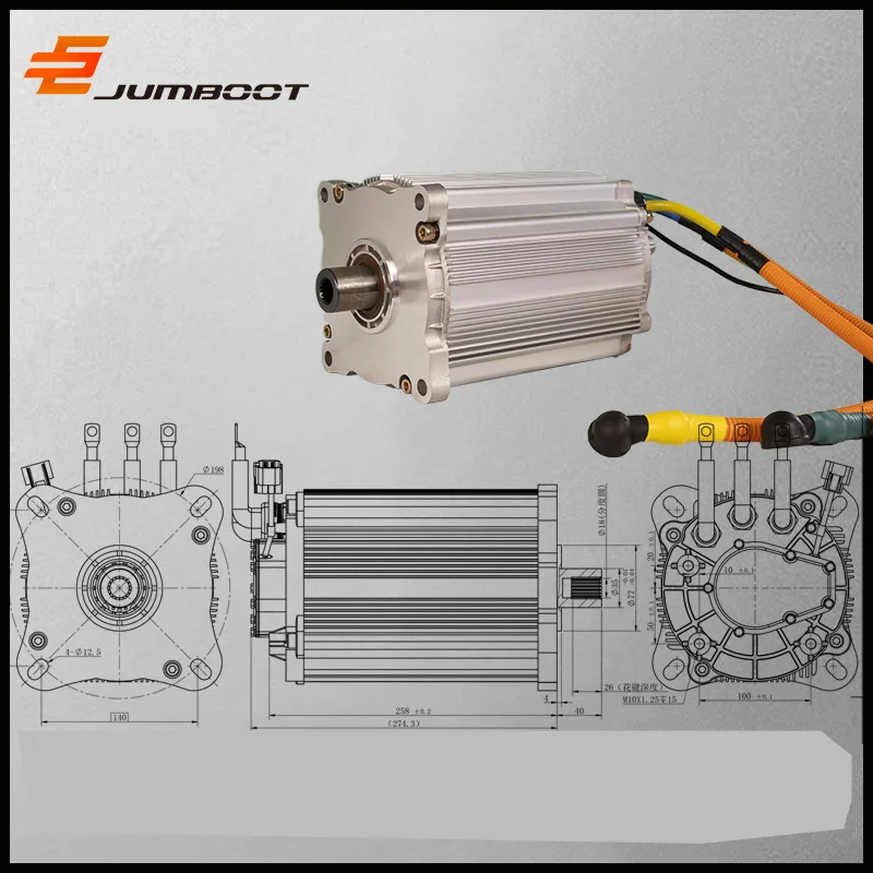 BLDC Motor Controller 62V 10Kw EV Conversion Kit for golf cart tricycle