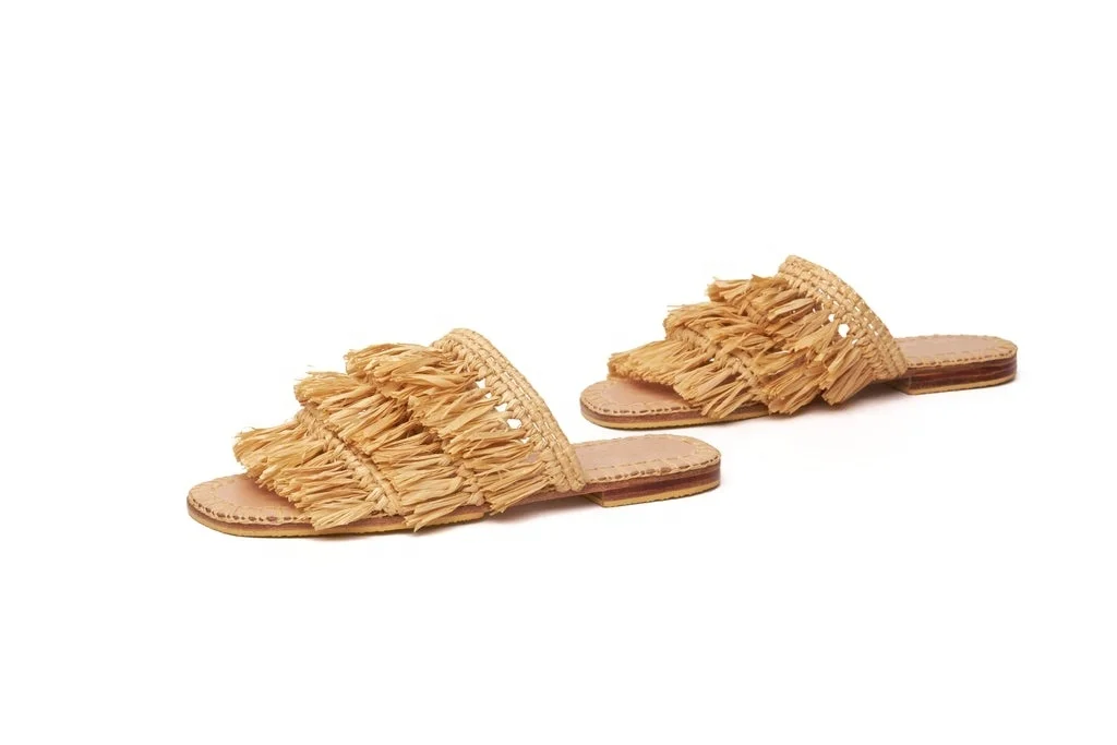 Best Sale High Quality Quick-drying Luxury Shoes Handmade Women Raffia Shoes Slippers Sandals Ladies Footwear MMC89719374