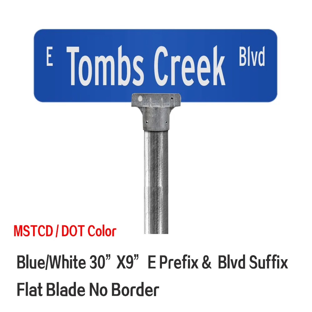 Factory Customized Waterproof Green Metal Tin Sign Outdoor Road Sign Personalized Novelty Street Sign